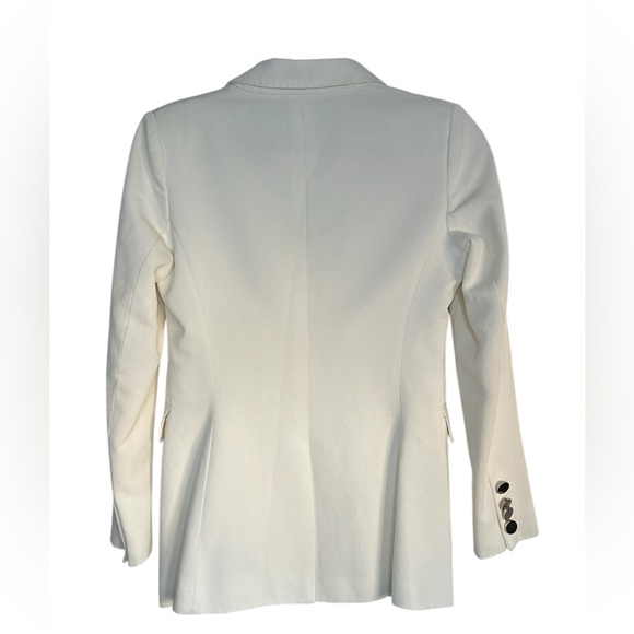 CH Carolina Herrera white single-button blazer. - Picture 2 of 7